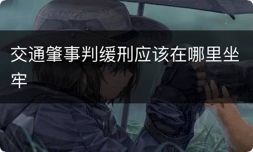交通肇事判缓刑应该在哪里坐牢