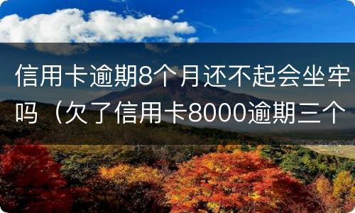 信用卡逾期8个月还不起会坐牢吗（欠了信用卡8000逾期三个月会坐牢吗?）