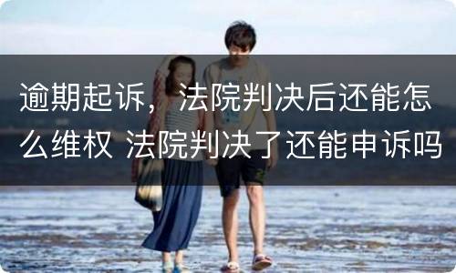 逾期起诉，法院判决后还能怎么维权 法院判决了还能申诉吗