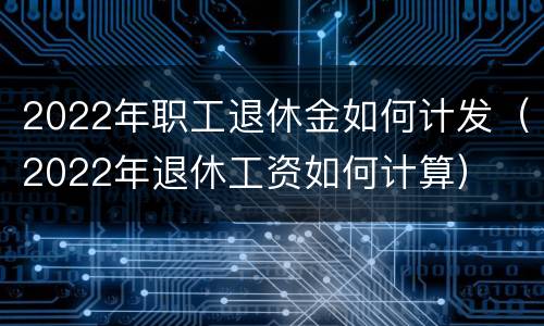 2022年职工退休金如何计发（2022年退休工资如何计算）