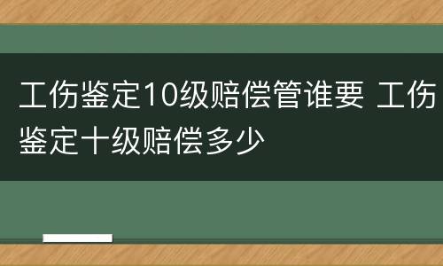 工伤鉴定10级赔偿管谁要 工伤鉴定十级赔偿多少