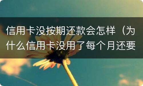 信用卡没按期还款会怎样（为什么信用卡没用了每个月还要还款）