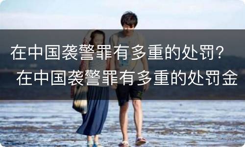 在中国袭警罪有多重的处罚？ 在中国袭警罪有多重的处罚金额