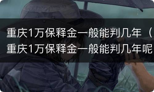 重庆1万保释金一般能判几年（重庆1万保释金一般能判几年呢）