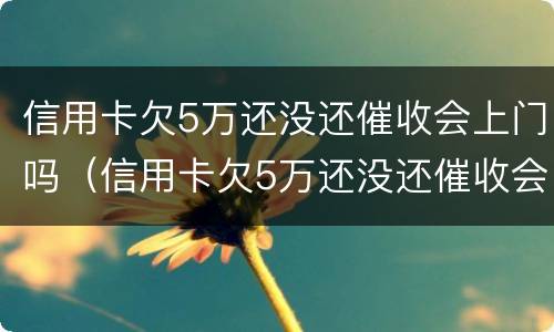 信用卡欠5万还没还催收会上门吗（信用卡欠5万还没还催收会上门吗怎么办）