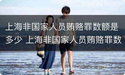 上海非国家人员贿赂罪数额是多少 上海非国家人员贿赂罪数额是多少钱
