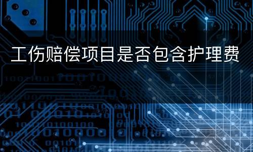 工伤赔偿项目是否包含护理费