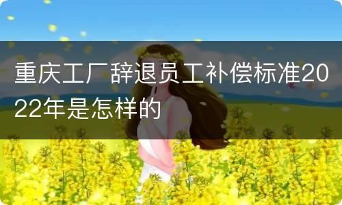 重庆工厂辞退员工补偿标准2022年是怎样的