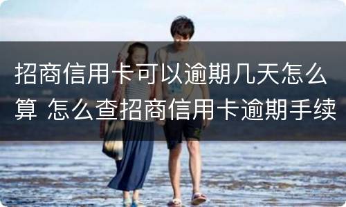 招商信用卡可以逾期几天怎么算 怎么查招商信用卡逾期手续费到底有多少