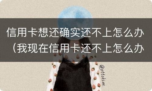 信用卡想还确实还不上怎么办（我现在信用卡还不上怎么办）