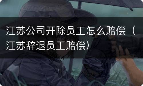 江苏公司开除员工怎么赔偿（江苏辞退员工赔偿）