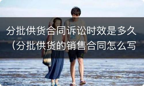 分批供货合同诉讼时效是多久（分批供货的销售合同怎么写）