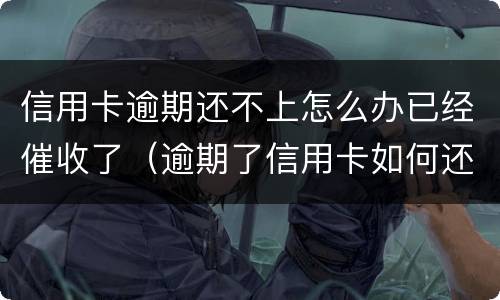 信用卡逾期还不上怎么办已经催收了（逾期了信用卡如何还）