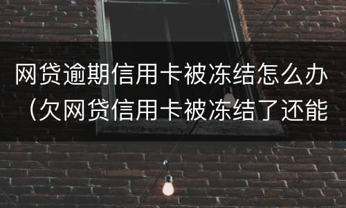 网贷逾期信用卡被冻结怎么办（欠网贷信用卡被冻结了还能解冻吗）