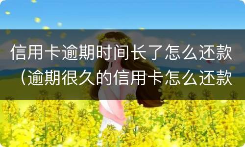 信用卡逾期时间长了怎么还款（逾期很久的信用卡怎么还款）