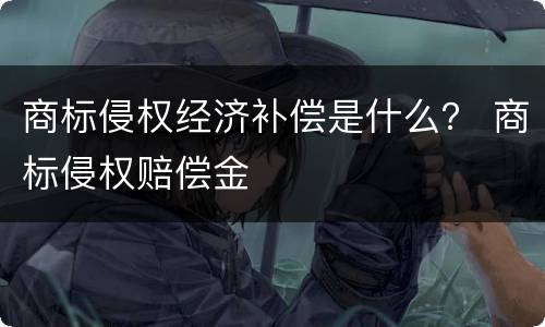 商标侵权经济补偿是什么？ 商标侵权赔偿金