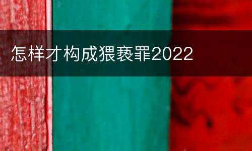 怎样才构成猥亵罪2022