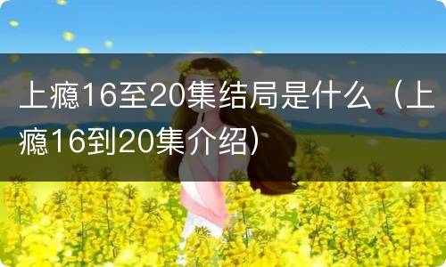 上瘾16至20集结局是什么（上瘾16到20集介绍）