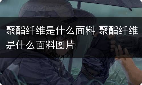 聚酯纤维是什么面料 聚酯纤维是什么面料图片