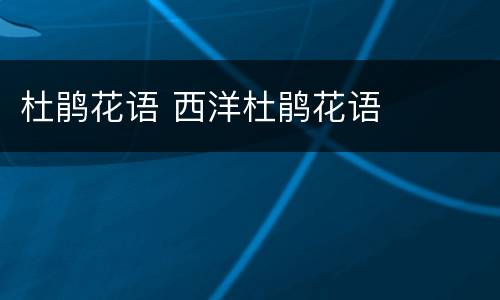 杜鹃花语 西洋杜鹃花语