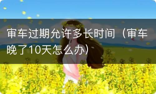 审车过期允许多长时间（审车晚了10天怎么办）