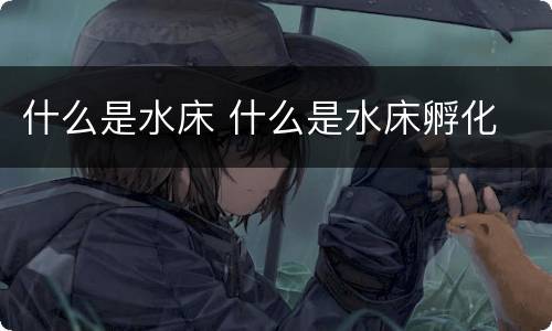 什么是水床 什么是水床孵化