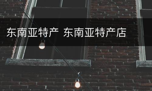 东南亚特产 东南亚特产店