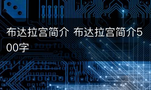 布达拉宫简介 布达拉宫简介500字