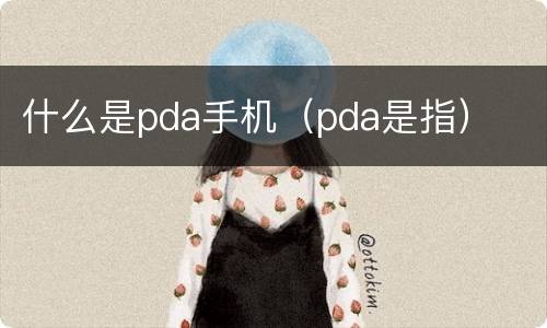 什么是pda手机（pda是指）