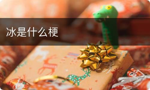 冰是什么梗