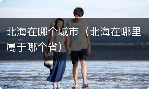 北海在哪个城市（北海在哪里属于哪个省）