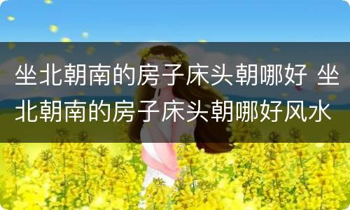 坐北朝南的房子床头朝哪好 坐北朝南的房子床头朝哪好风水