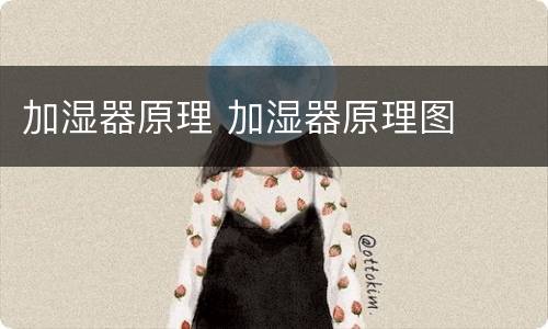 加湿器原理 加湿器原理图