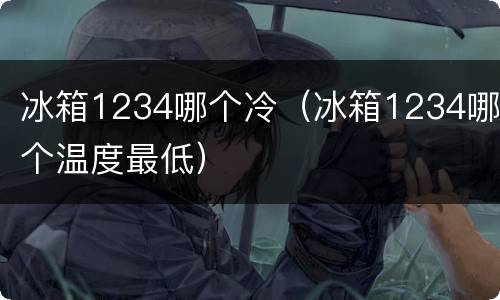 冰箱1234哪个冷（冰箱1234哪个温度最低）