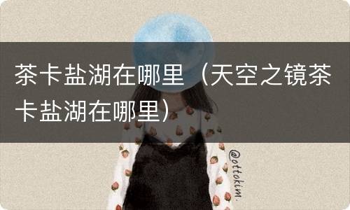 茶卡盐湖在哪里（天空之镜茶卡盐湖在哪里）