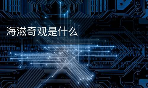海滋奇观是什么