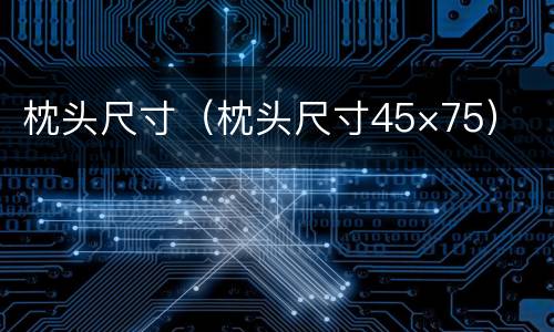 枕头尺寸（枕头尺寸45×75）