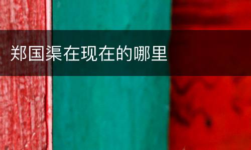 郑国渠在现在的哪里