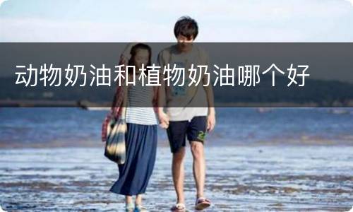 动物奶油和植物奶油哪个好