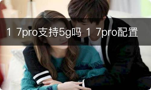 1 7pro支持5g吗 1 7pro配置