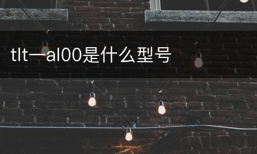 tlt一al00是什么型号