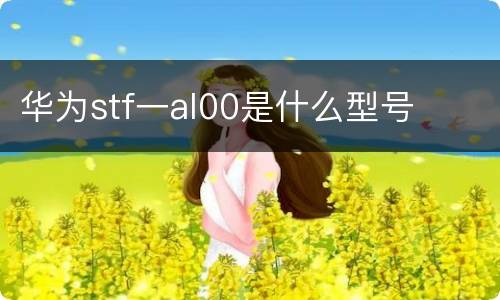 华为stf一al00是什么型号