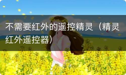 不需要红外的遥控精灵（精灵红外遥控器）