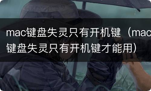 mac键盘失灵只有开机键（mac键盘失灵只有开机键才能用）