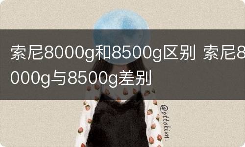 索尼8000g和8500g区别 索尼8000g与8500g差别